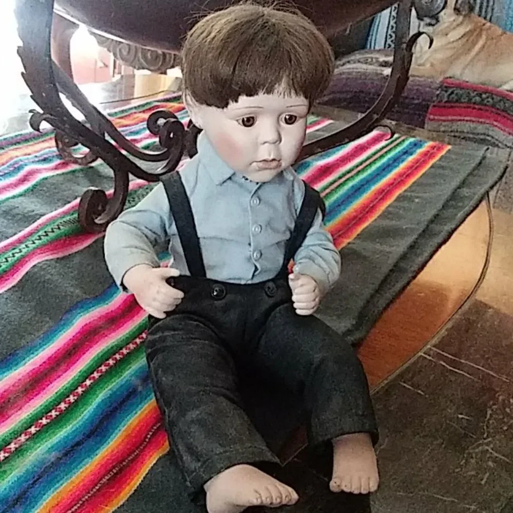 Vintage porcelain boy
